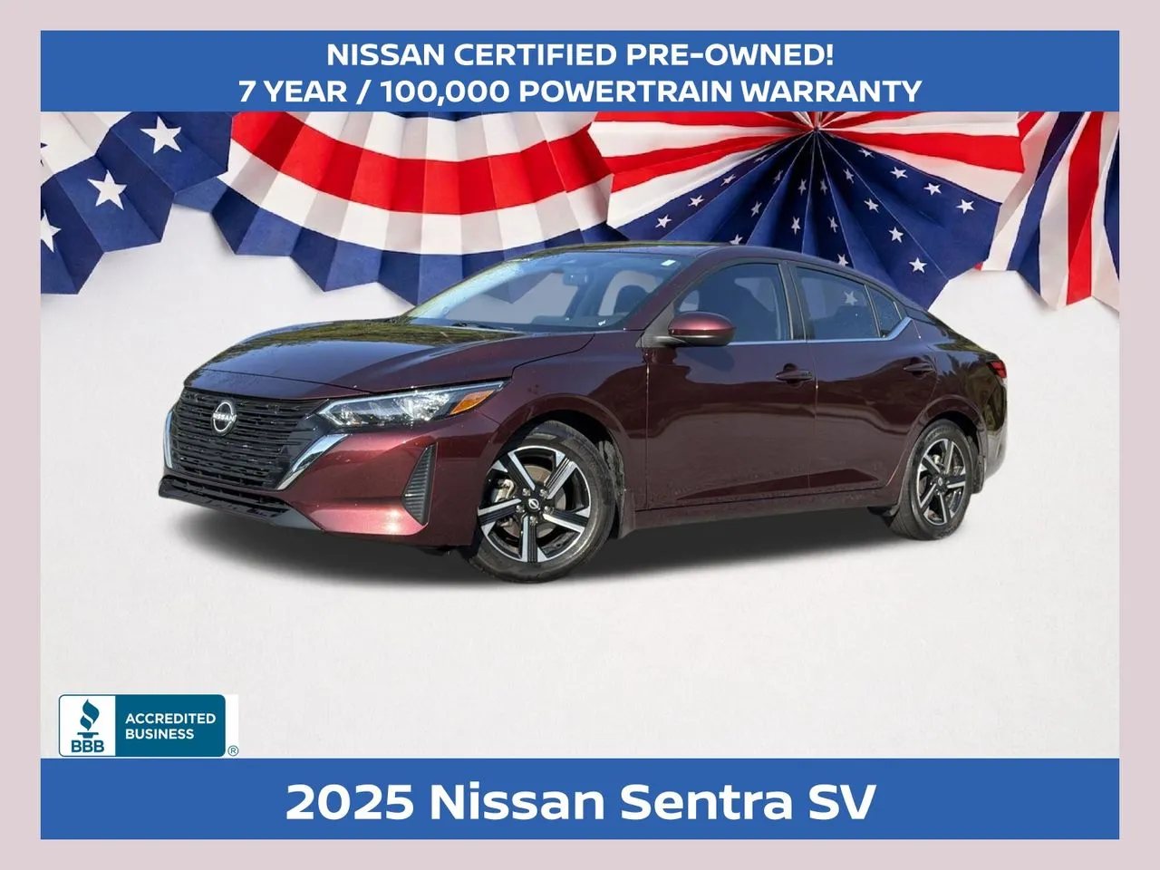Red 2025 Nissan Sentra SV for sale in Morrow, GA