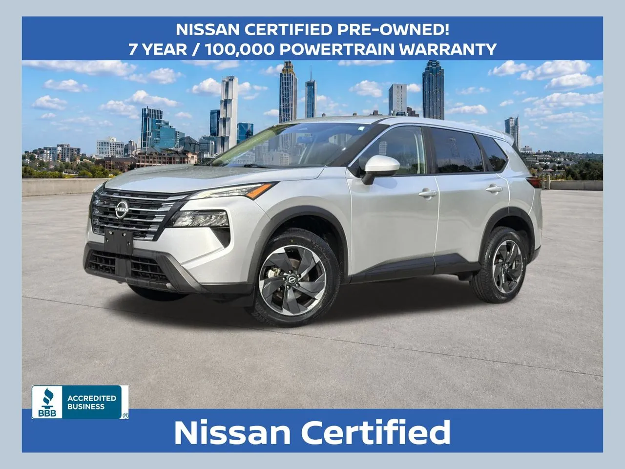 Silver 2025 Nissan Rogue SV for sale in Morrow, GA