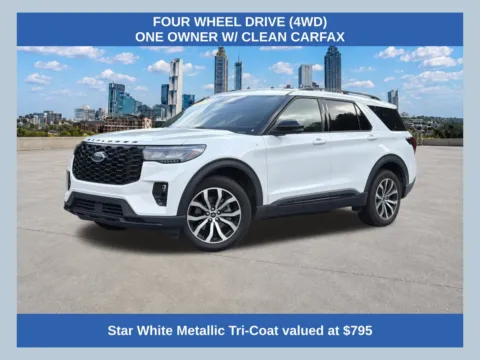 White 2025 Ford Explorer ST-Line for sale in Morrow, GA