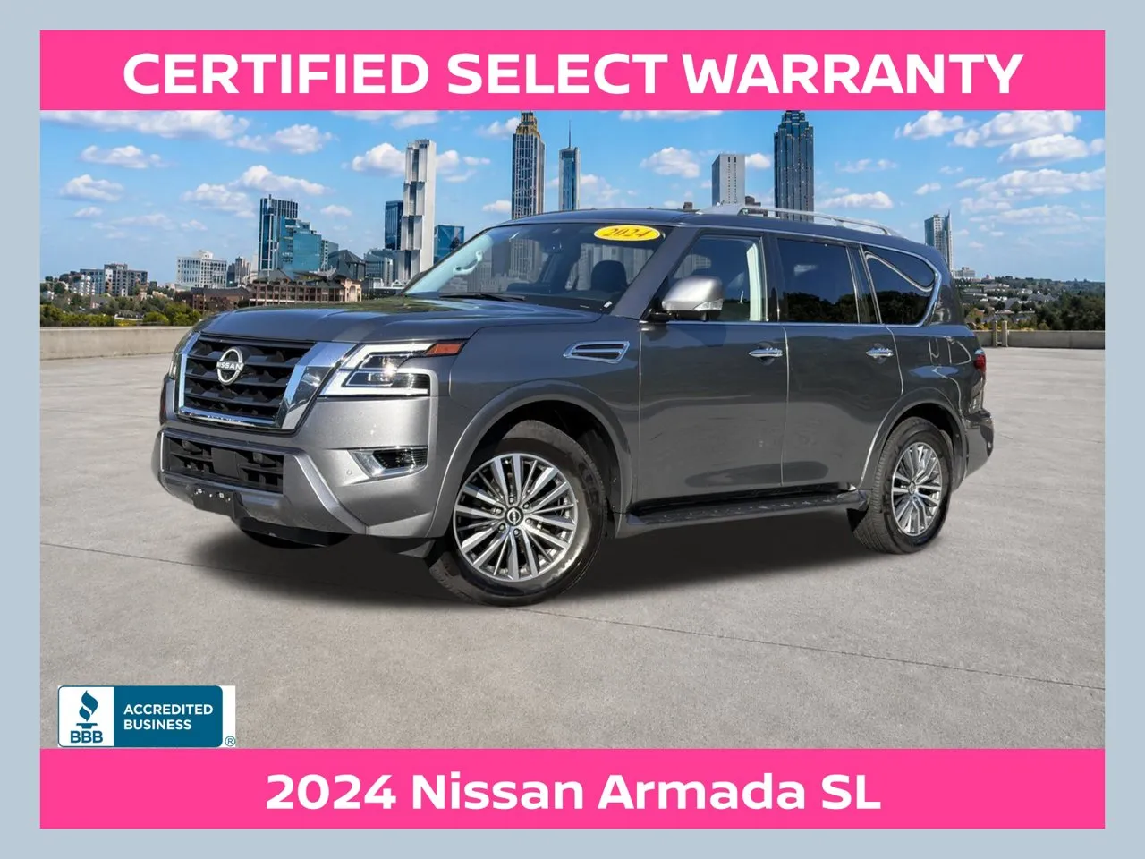 Gray 2024 Nissan Armada SL for sale in Morrow, GA