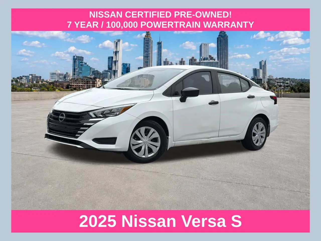 White 2025 Nissan Versa 1.6 S for sale in Morrow, GA