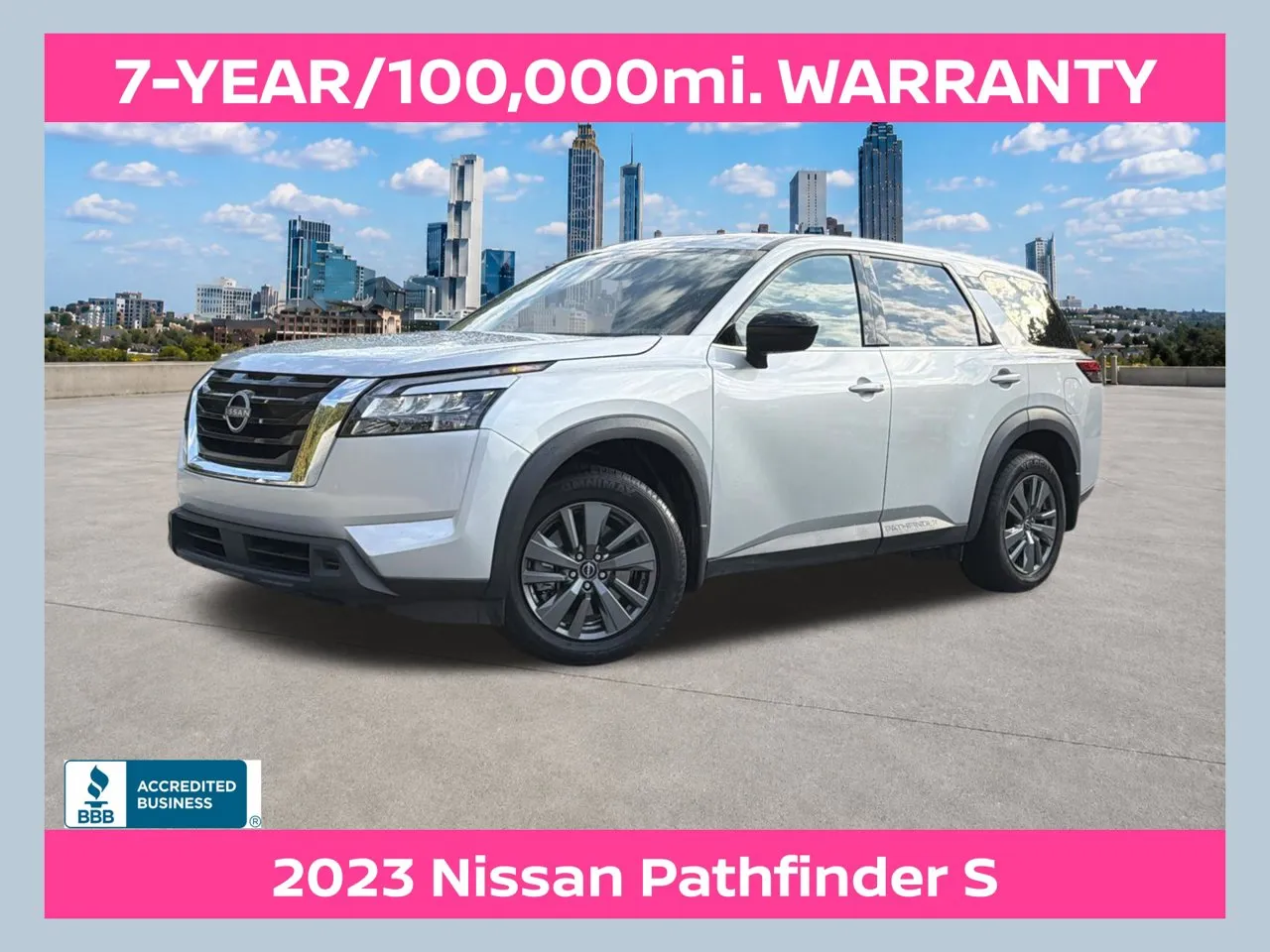 Silver 2023 Nissan Pathfinder S for sale in Morrow, GA