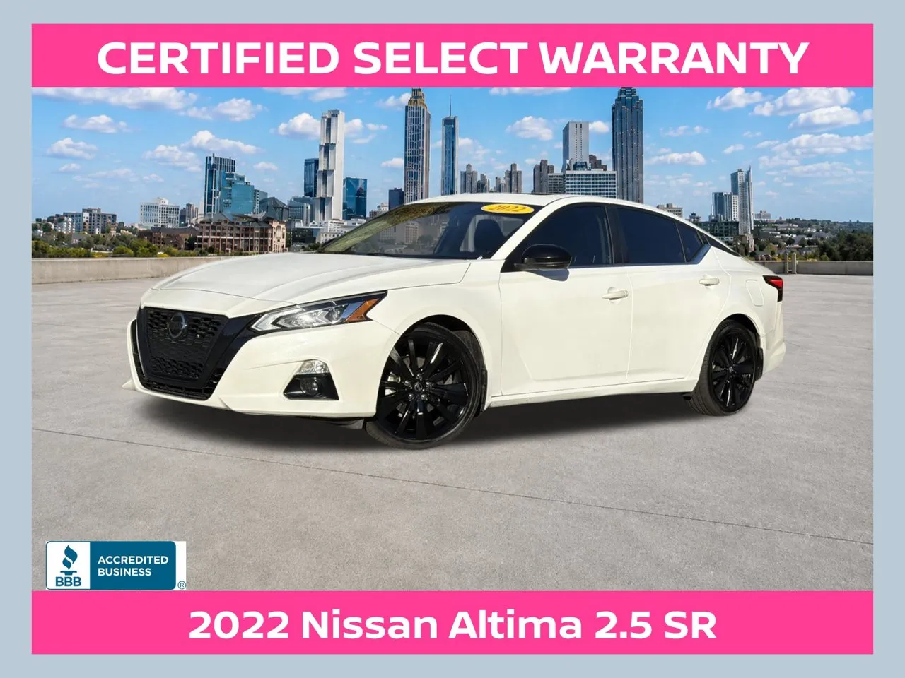 White 2022 Nissan Altima 2.5 SR for sale in Morrow, GA