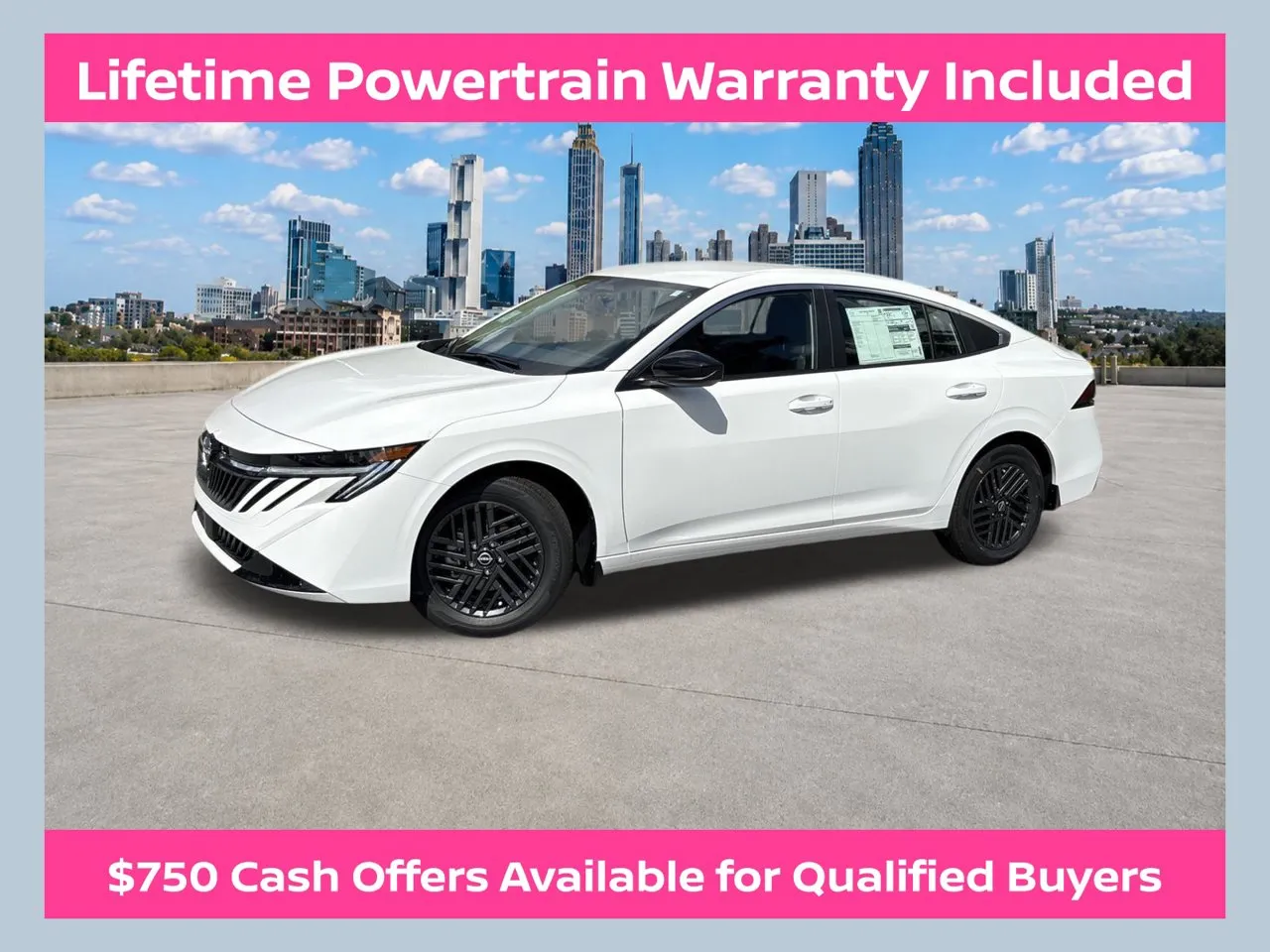 White 2027 Nissan Sentra SV for sale in Morrow, GA