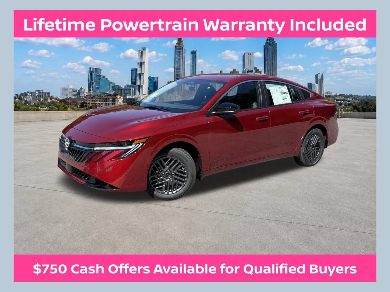 Red 2027 Nissan Sentra SV for sale in Morrow, GA
