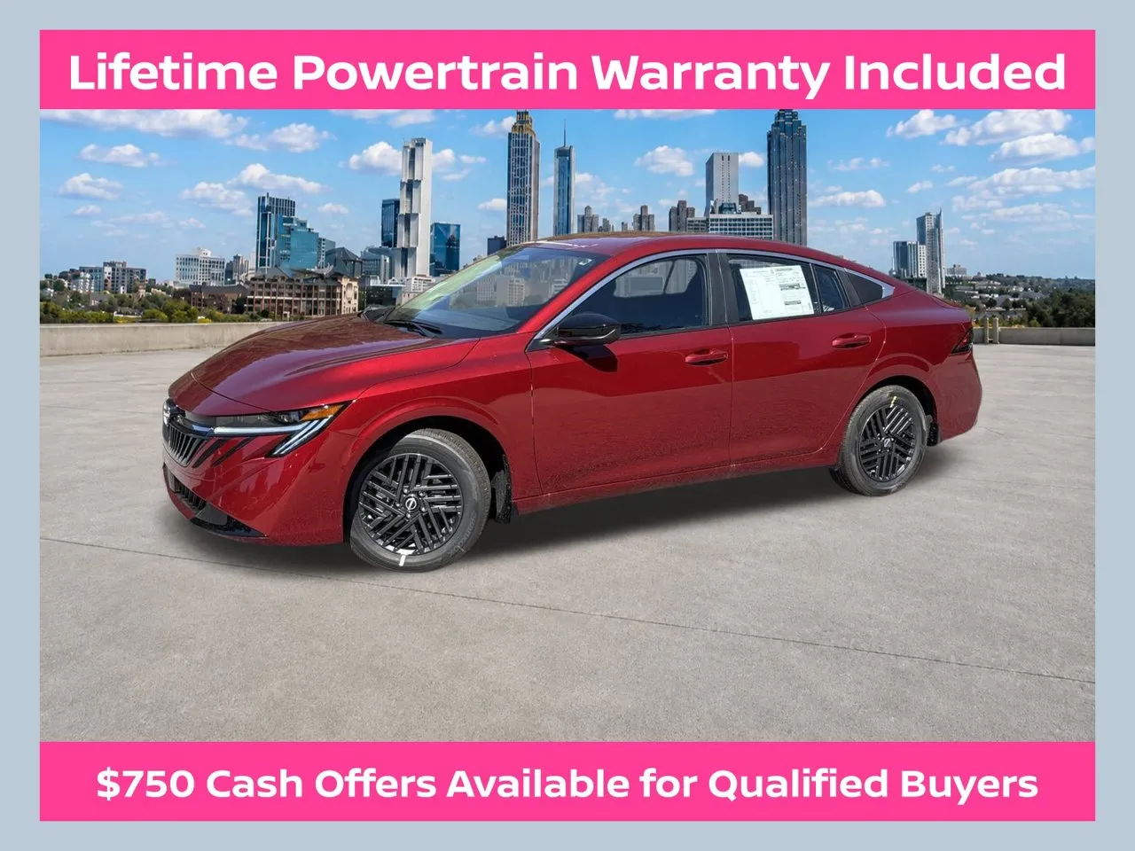 Red 2027 Nissan Sentra SV for sale in Morrow, GA