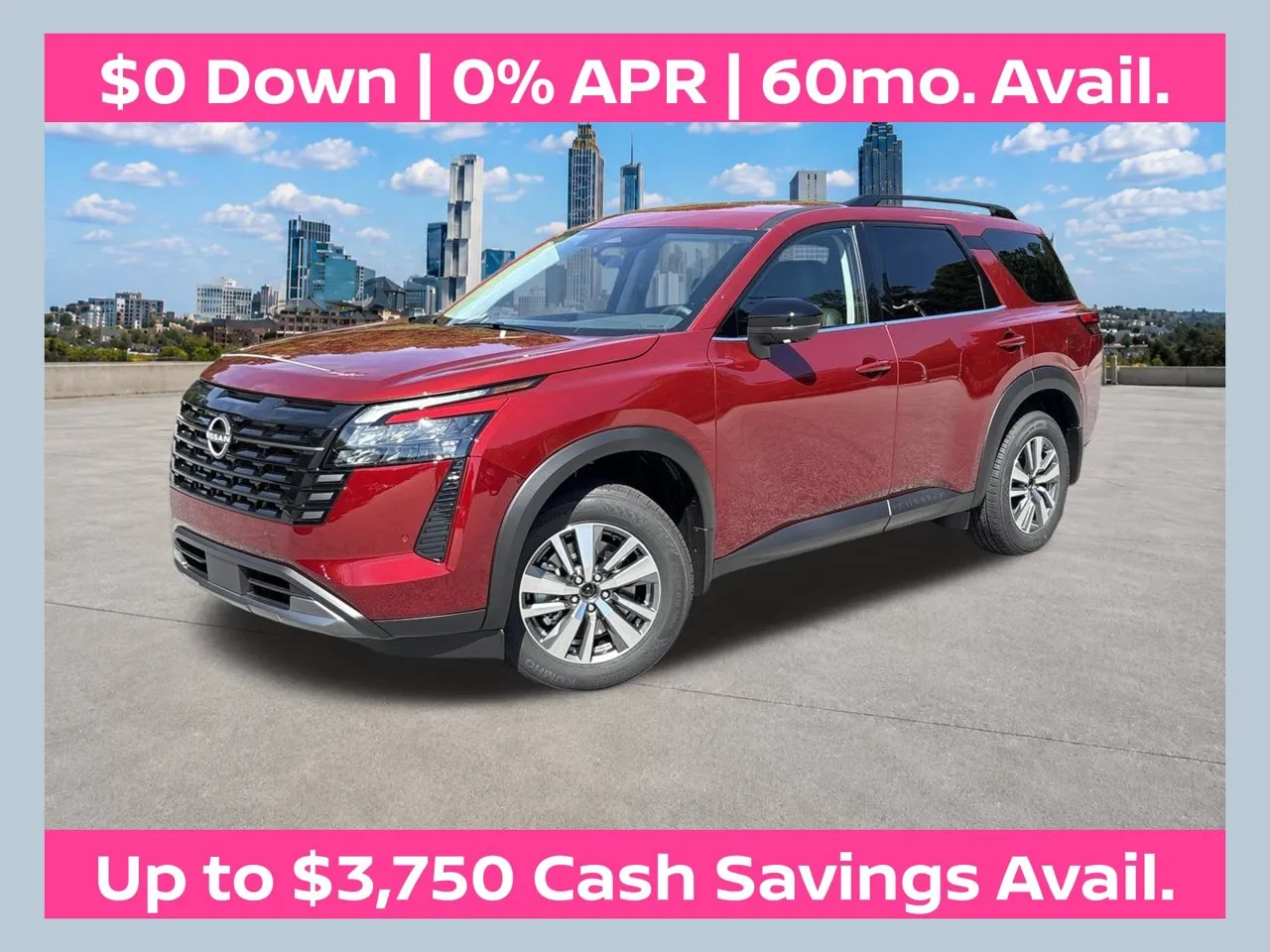 Red 2026 Nissan Pathfinder SL for sale in Morrow, GA