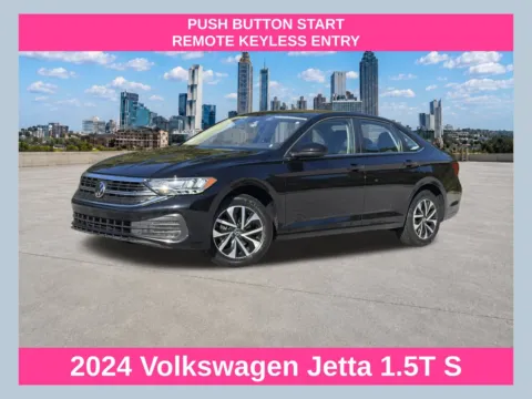 Black 2024 Volkswagen Jetta 1.5T S for sale in Morrow, GA