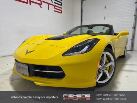 Yellow 2014 Chevrolet Corvette Stingray for sale in Fishers, IN