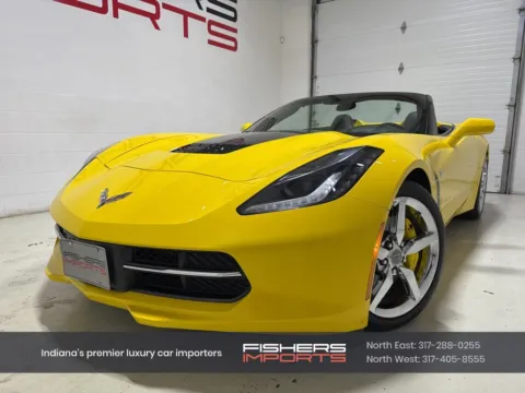 Yellow 2014 Chevrolet Corvette Stingray for sale in Fishers, IN