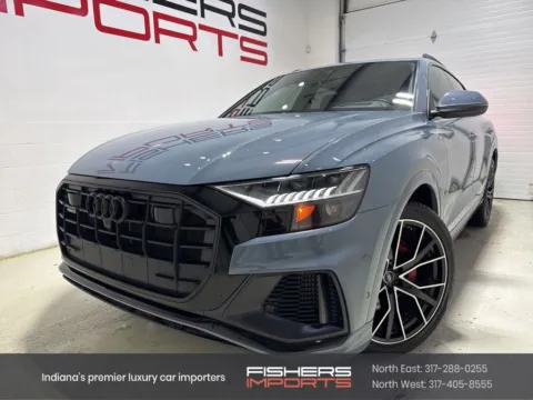 Blue 2023 Audi Q8 55 Prestige for sale in Fishers, IN