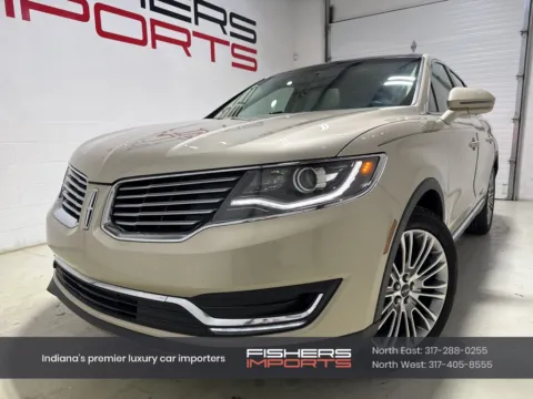White 2017 Lincoln MKX Reserve for sale in Fishers, IN