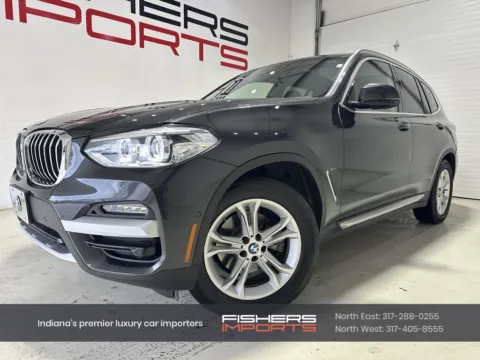 Gray 2021 BMW X3 xDrive30i for sale in Fishers, IN