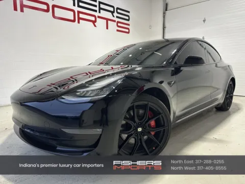 Black 2019 Tesla Model 3 Performance for sale in Fishers, IN