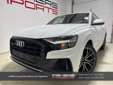 White 2020 Audi Q8 55 Premium Plus for sale in Fishers, IN