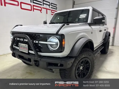 White 2022 Ford Bronco Wildtrak for sale in Fishers, IN