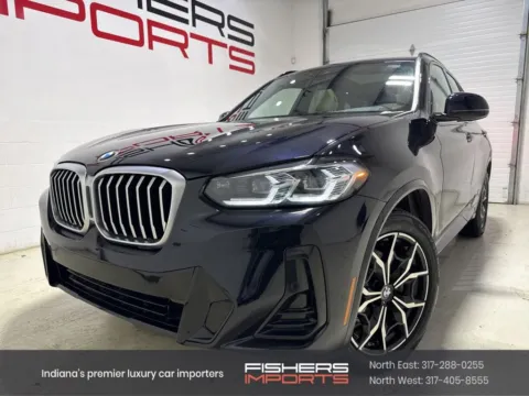 Black 2022 BMW X3 xDrive30i for sale in Fishers, IN