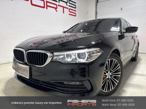Black 2018 BMW 5 Series 530i xDrive for sale in Fishers, IN