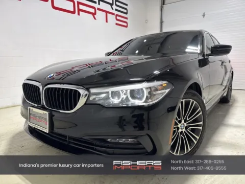 Black 2018 BMW 5 Series 530i xDrive for sale in Fishers, IN
