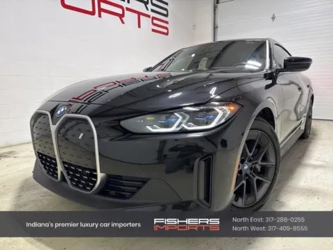 Black 2022 BMW i4 eDrive40 for sale in Fishers, IN