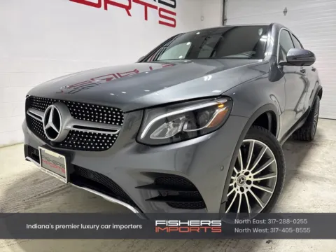 Gray 2019 Mercedes-Benz GLC 300 Coupe for sale in Fishers, IN