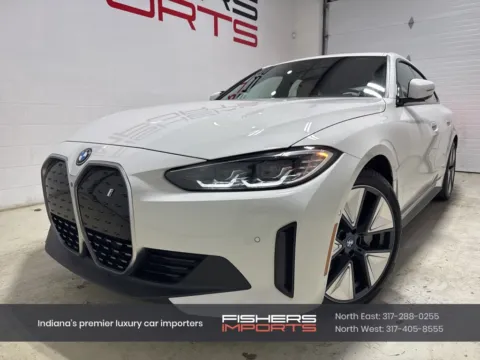 White 2023 BMW i4 eDrive35 for sale in Fishers, IN