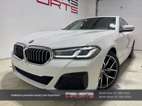 White 2021 BMW 5 Series 530i xDrive for sale in Fishers, IN