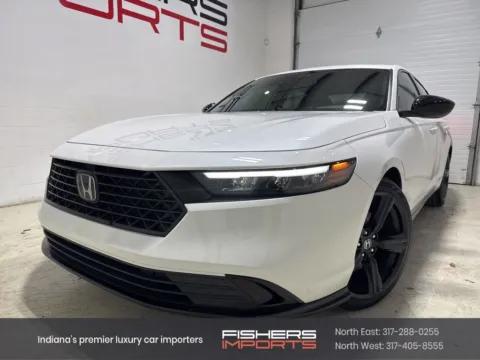 White 2023 Honda Accord Hybrid Sport-L for sale in Fishers, IN