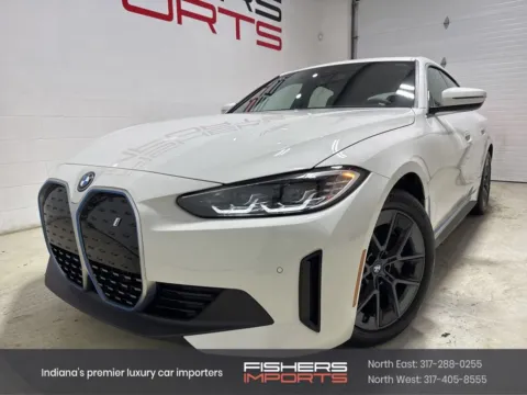 White 2023 BMW i4 eDrive40 for sale in Fishers, IN