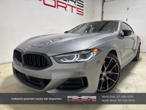 Gray 2023 BMW 8 Series 840 for sale in Fishers, IN