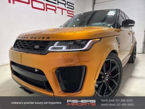 Blue 2018 Land Rover Range Rover Sport SVR for sale in Fishers, IN