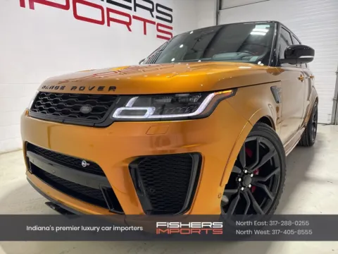 Blue 2018 Land Rover Range Rover Sport SVR for sale in Fishers, IN