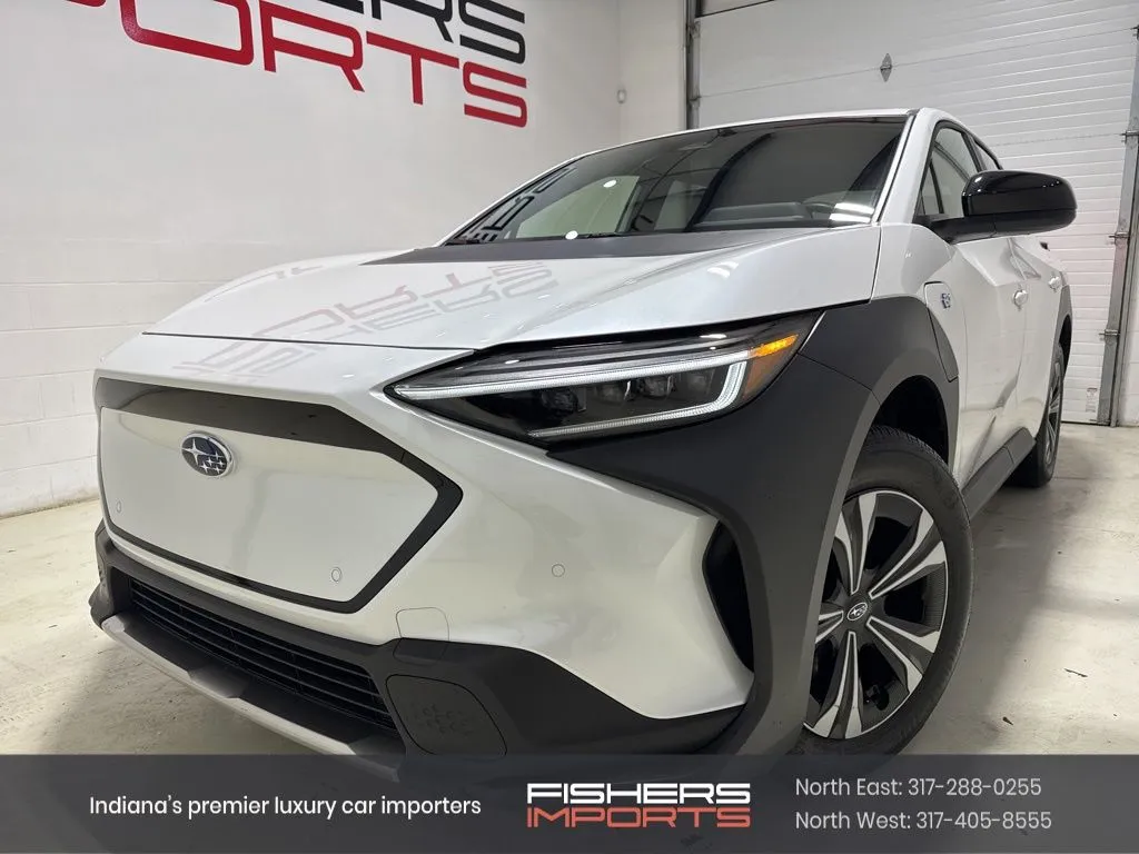 White 2023 Subaru Solterra Premium for sale in Fishers, IN