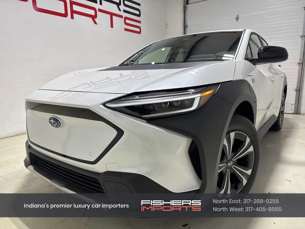 White 2023 Subaru Solterra Premium for sale in Fishers, IN