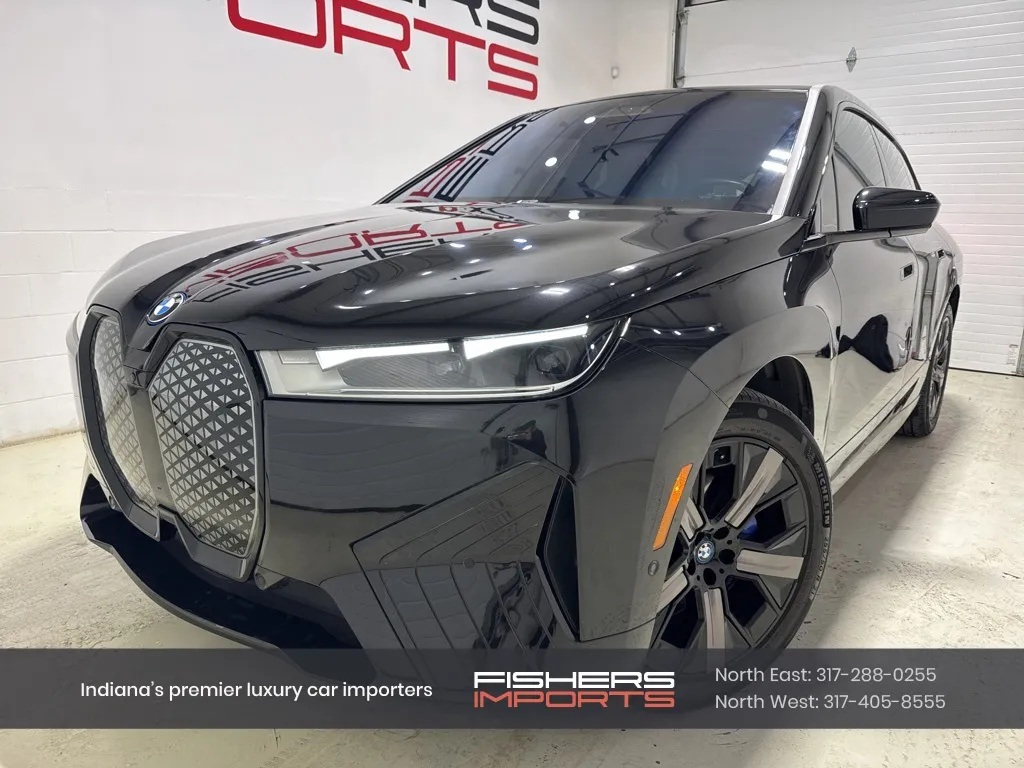 Black 2023 BMW iX xDrive50 for sale in Fishers, IN