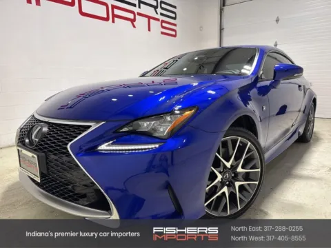 Blue 2018 Lexus RC 350 for sale in Fishers, IN