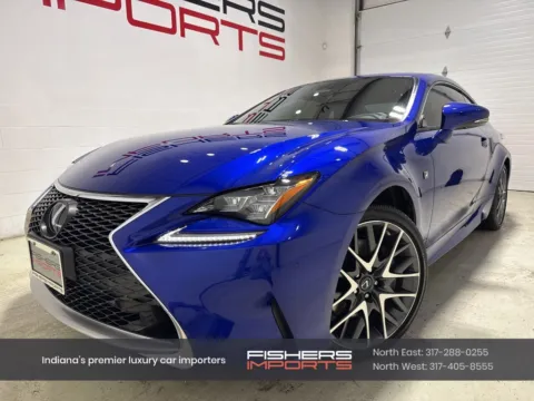 Blue 2018 Lexus RC 350 for sale in Fishers, IN