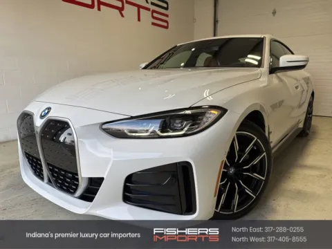 White 2024 BMW i4 xDrive40 for sale in Fishers, IN