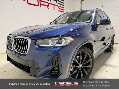Blue 2022 BMW X3 xDrive30i for sale in Fishers, IN