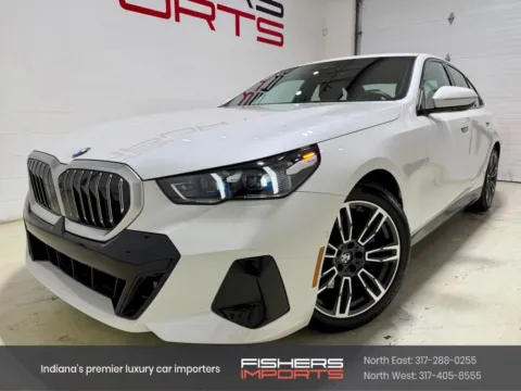 White 2025 BMW 5 Series 530i for sale in Fishers, IN