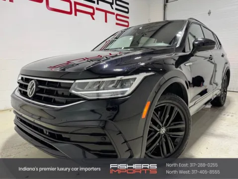 Black 2022 Volkswagen Tiguan 2.0T SE R-Line Black for sale in Fishers, IN