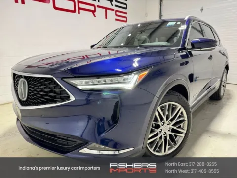 Blue 2023 Acura MDX Advance for sale in Fishers, IN
