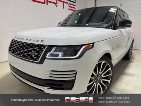 Blue 2018 Land Rover Range Rover 5.0L V8 Supercharged for sale in Fishers, IN