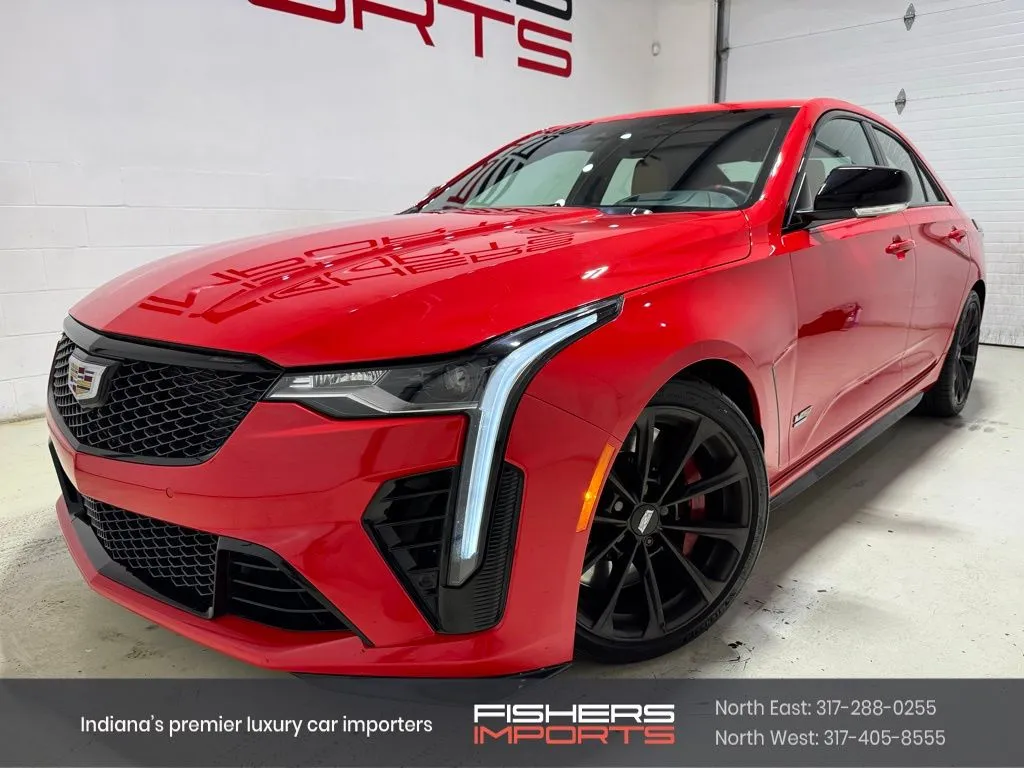 Red 2024 Cadillac CT4 V-Series for sale in Fishers, IN