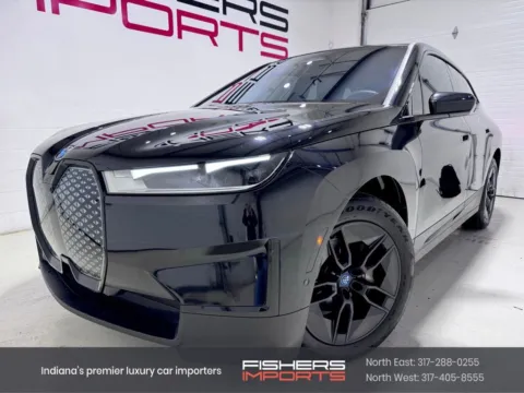 Black 2023 BMW iX xDrive50 for sale in Fishers, IN