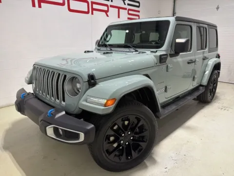 Photos of 2023 Jeep Wrangler Sahara 4xe for sale in Fishers, IN at Fishers Imports - North East