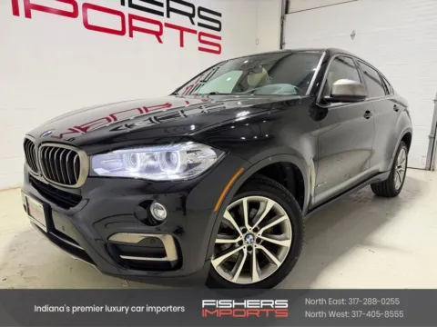 Black 2017 BMW X6 xDrive35i for sale in Fishers, IN