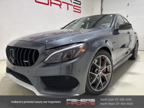 Gray 2016 Mercedes-Benz C-Class C 450 AMG for sale in Fishers, IN