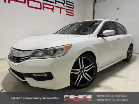 White 2017 Honda Accord Sport for sale in Fishers, IN