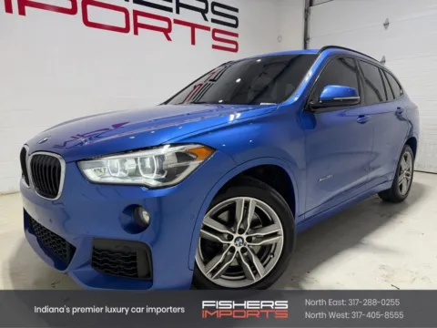 Blue 2017 BMW X1 xDrive28i for sale in Fishers, IN